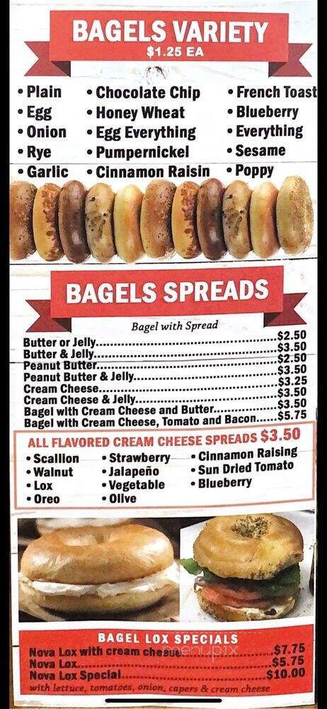 Emmanuel's Bagel & Deli - Trenton, NJ menu_pic