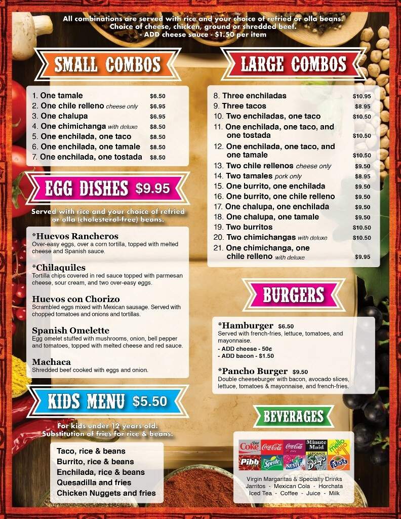 La Casa De Pancho - Maquoketa, IA menu_pic