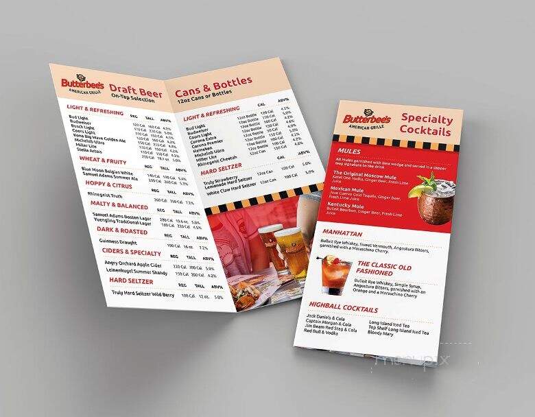 Butterbees - Mount Orab, OH menu_pic