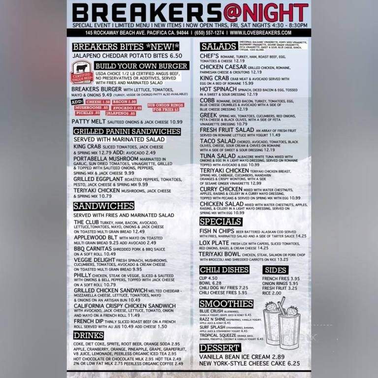 Breakers Breakfast, Brunch & Lunch - Pacifica, CA