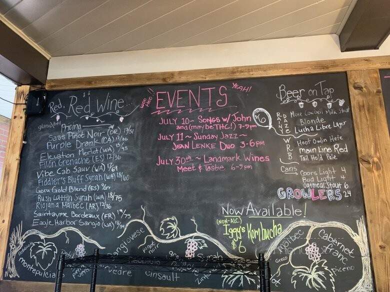 D'Vine Wines & D'Lectables - Kingston, WA menu_pic