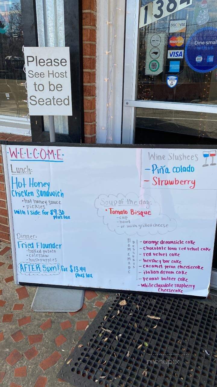 Chase & Charli - Mount Airy, NC menu_pic