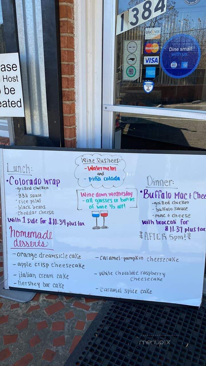 Chase & Charli - Mount Airy, NC menu_pic