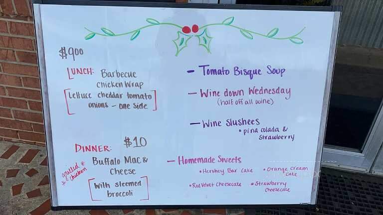 Chase & Charli - Mount Airy, NC menu_pic