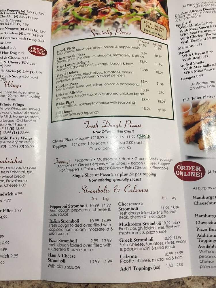 Fratellos - Nottingham, MD menu_pic