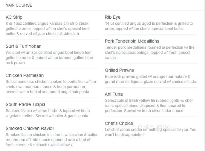 Cellar Creekside - Sulphur Springs, AR menu_pic