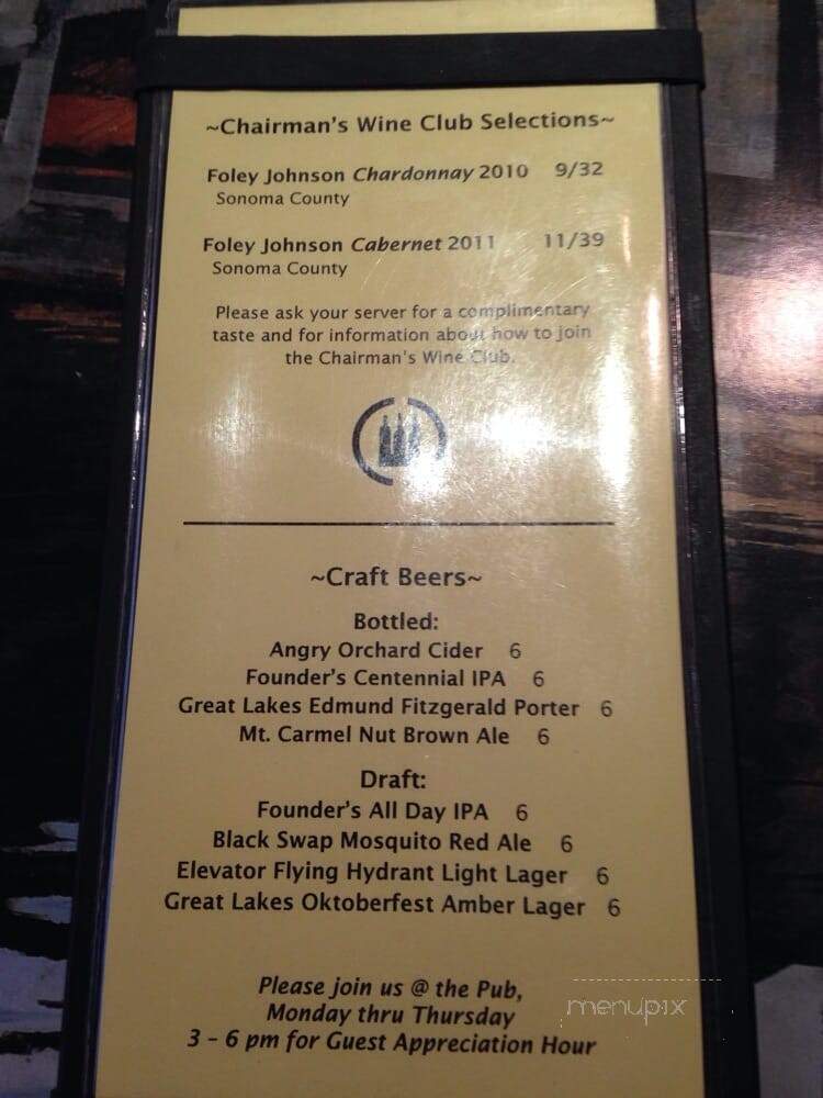 J. Alexander's - Toledo, OH menu_pic