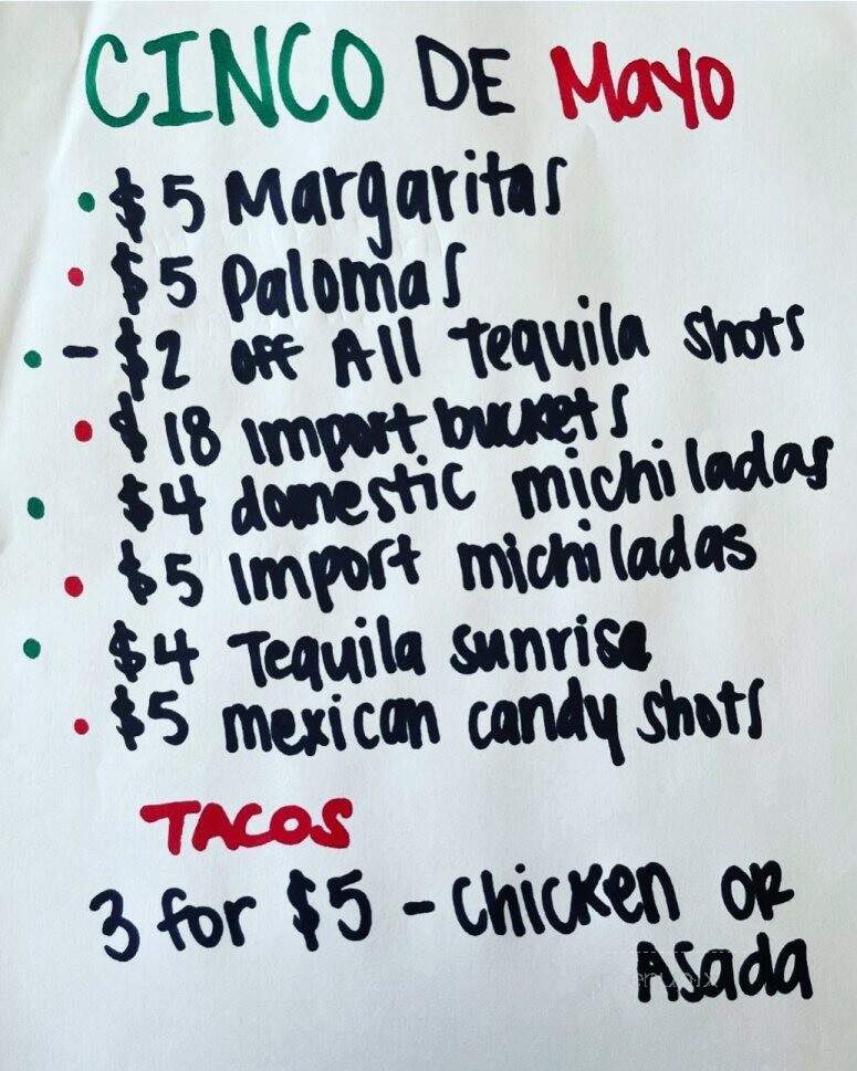 Big Rock Inn - Pinon Hills, CA menu_pic