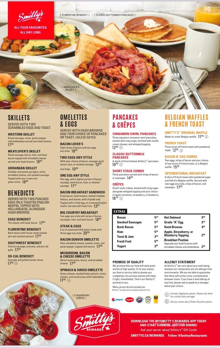 Smitty's Family Restaurant - Airdrie, AB menu_pic