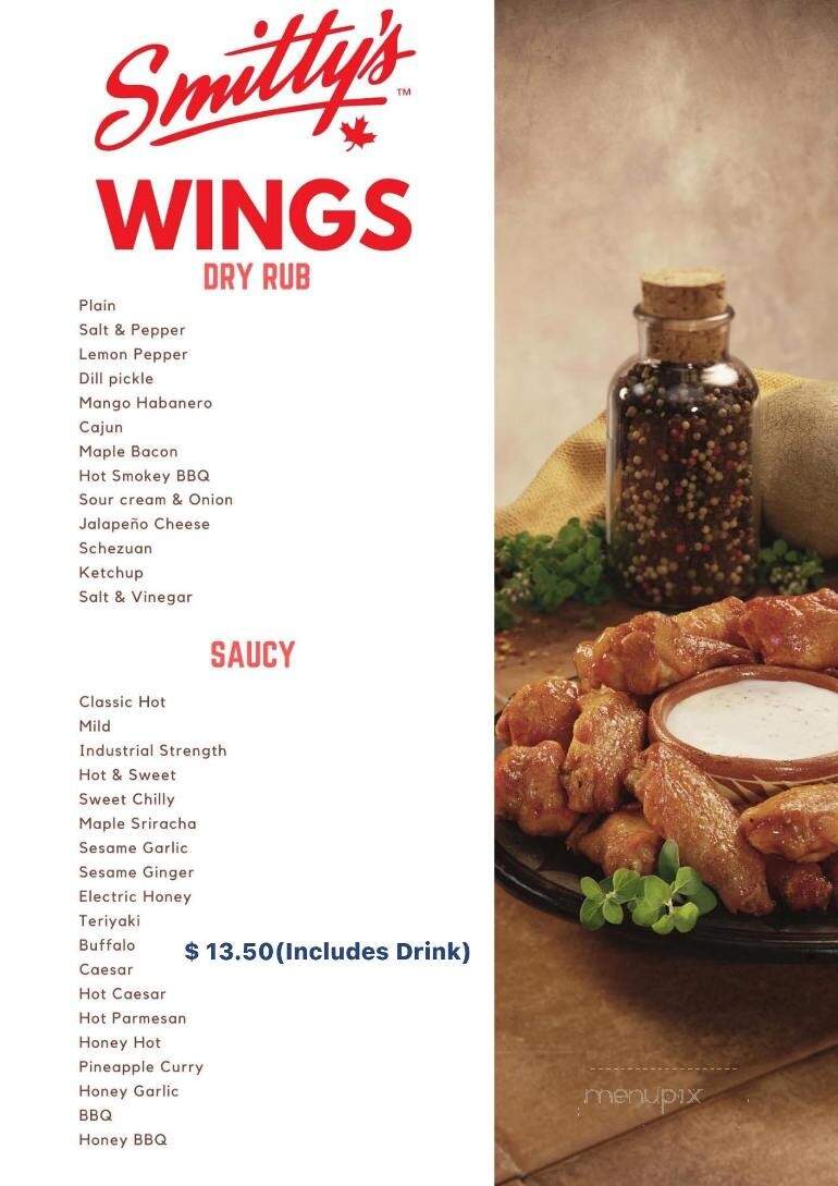 Smitty's Family Restaurant - Airdrie, AB menu_pic