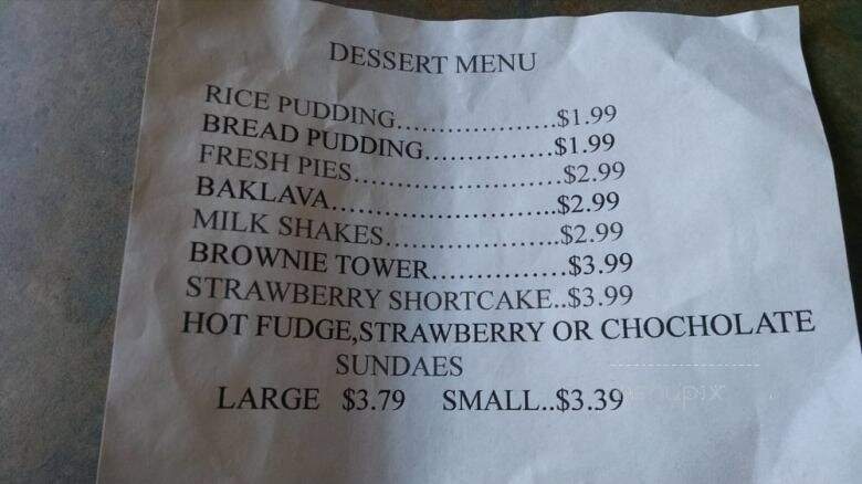Akropolis Restaurant - Palmyra, NY menu_pic