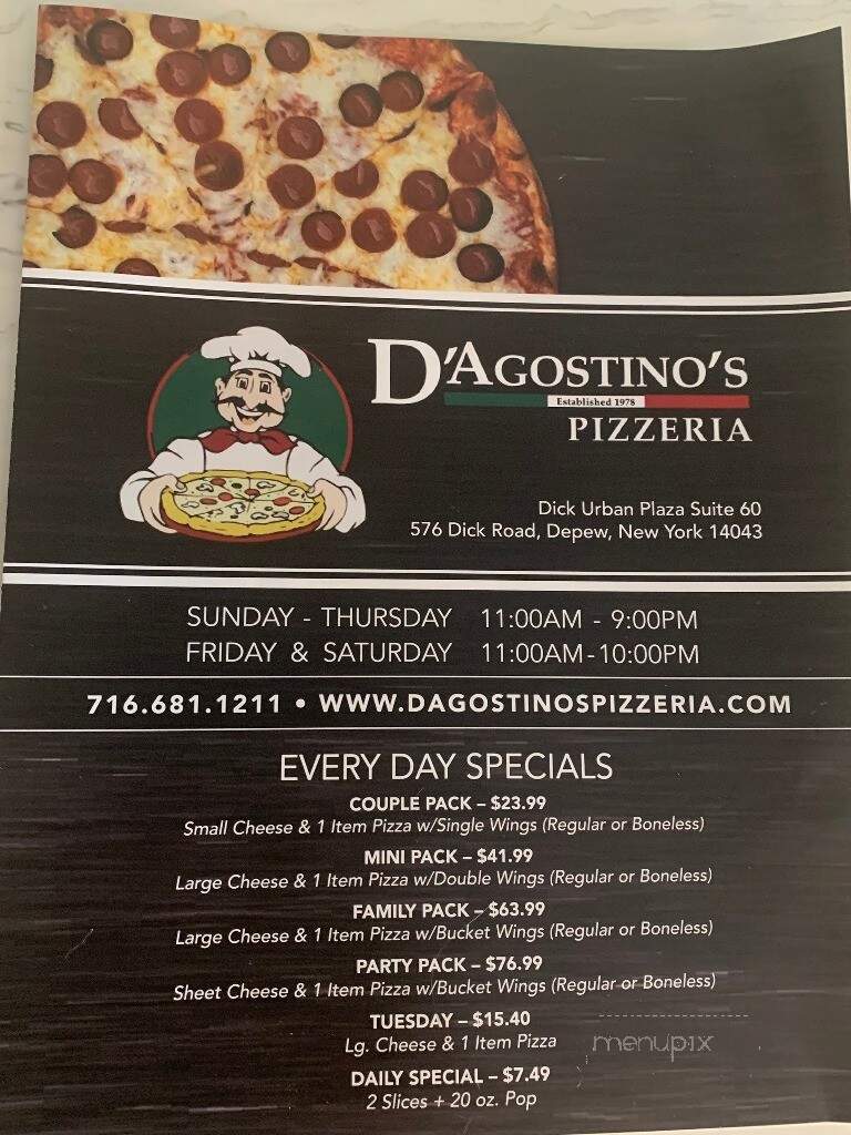 D'Agostino's Pizzeria - Depew, NY