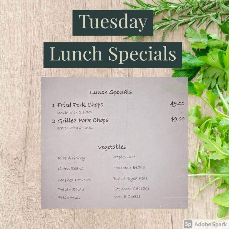 Sports Page Food & Spirit - Denver, NC menu_pic