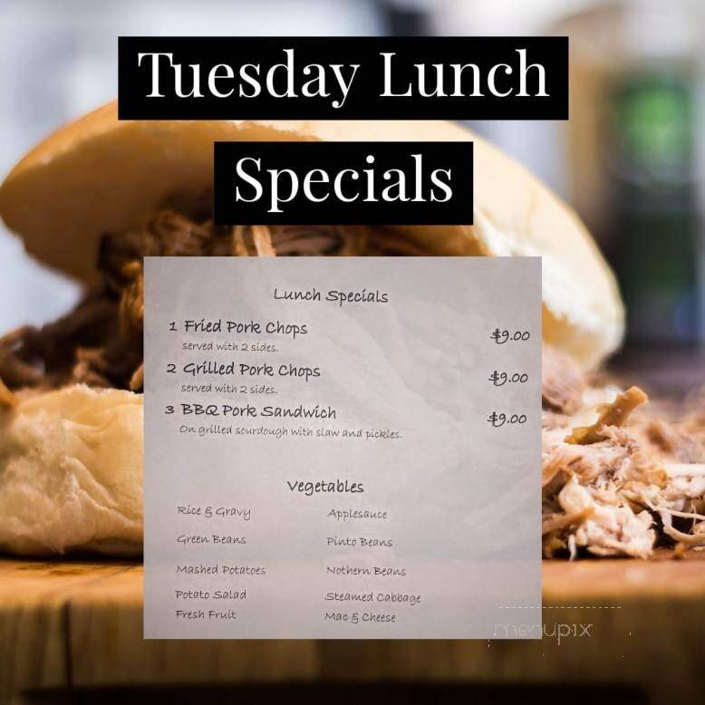Sports Page Food & Spirit - Denver, NC menu_pic