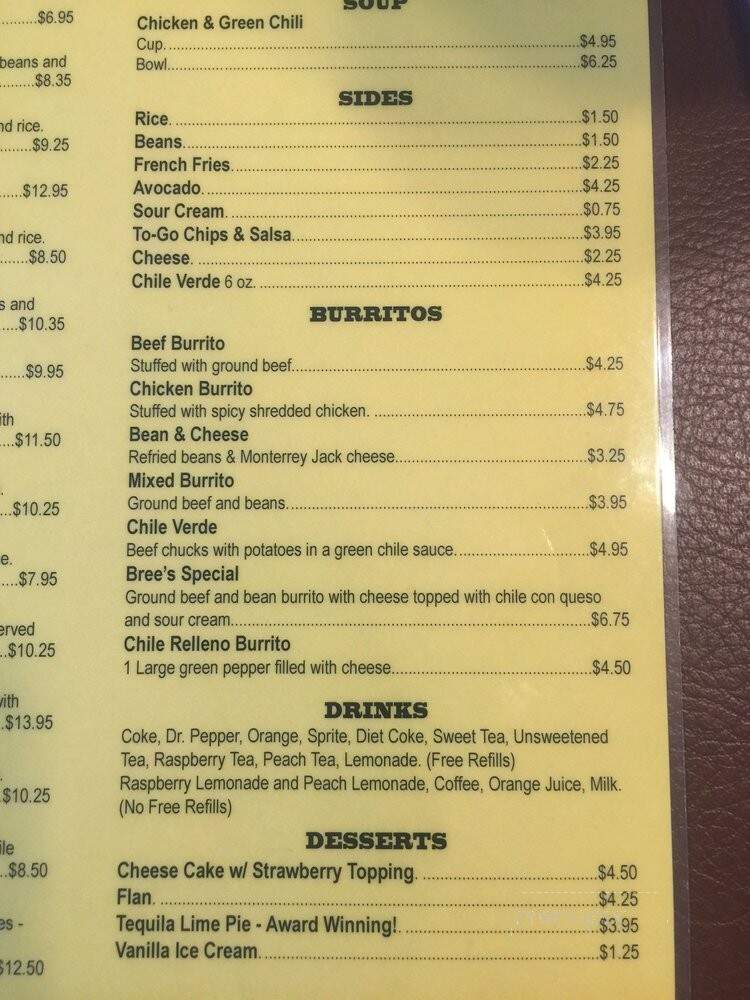Chuy's Restaurant - Van Horn, TX