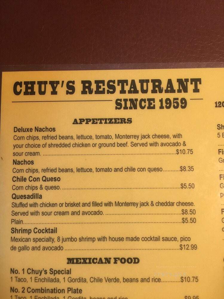Chuy's Restaurant - Van Horn, TX