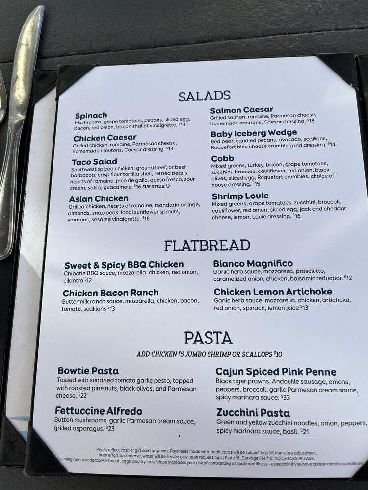 Custom House - Avila Beach, CA menu_pic