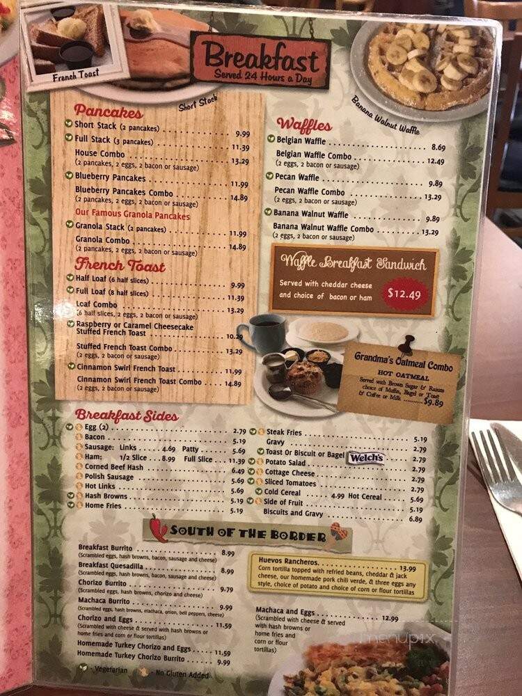 Corky's Kitchen & Bakery - Rancho Cucamonga, CA menu_pic