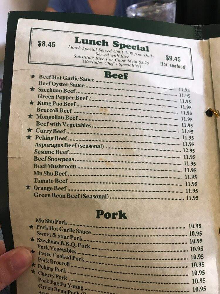 Loomis Chinese Restaurant - Loomis, CA menu_pic
