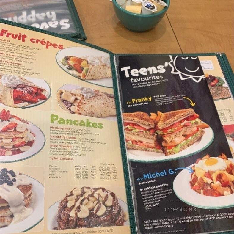 Cora Breakfast & Lunch - Whitby, ON menu_pic