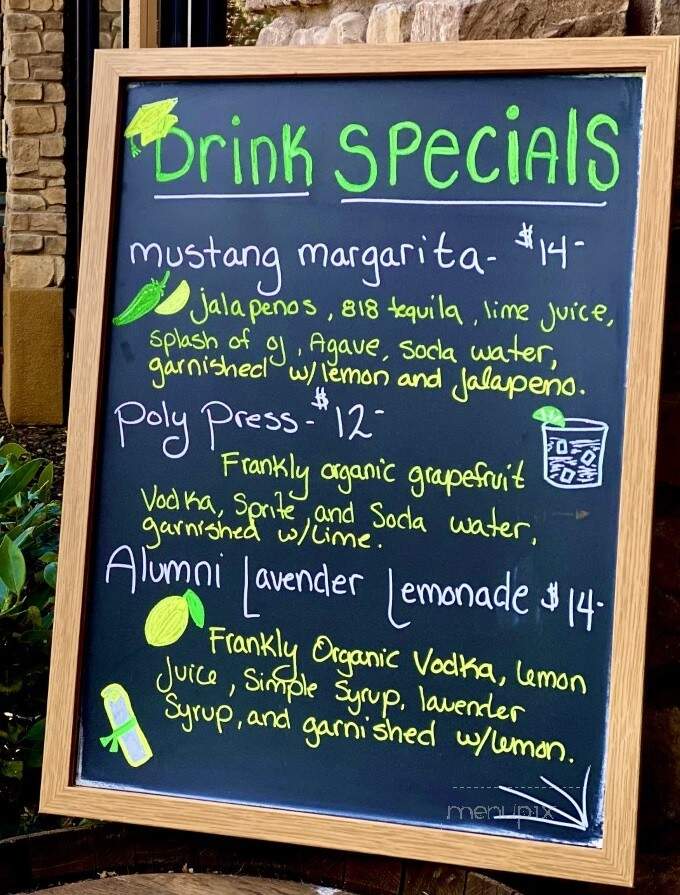 Union & Vine Restaurant & Bar - Atascadero, CA menu_pic