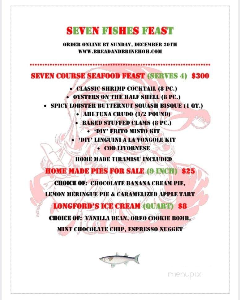 Bread and Brine - Hastings-on-Hudson, NY menu_pic