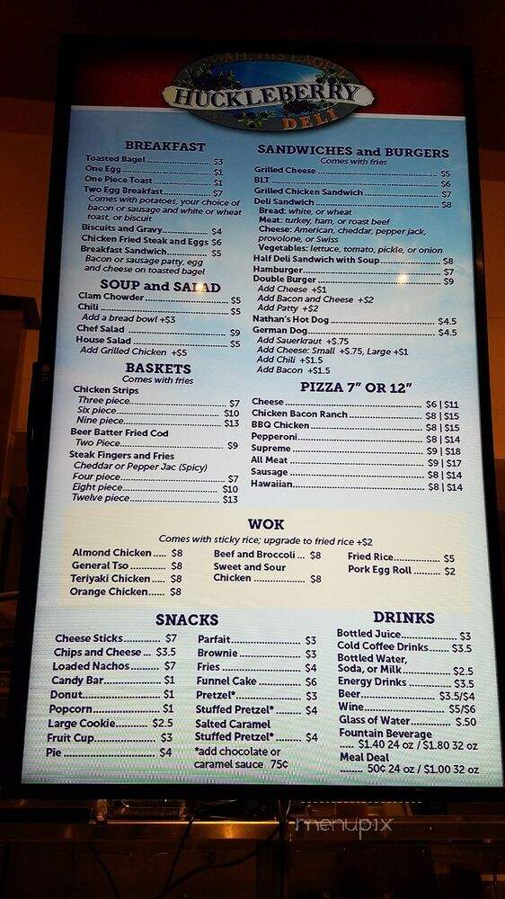 Huckleberry Deli - Worley, ID menu_pic