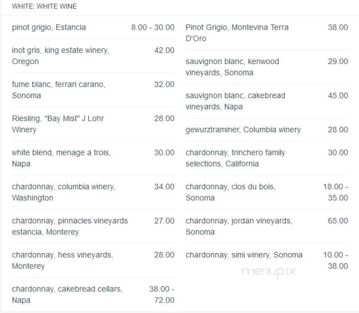 Ridgeway Bar and Grill - Princeton, NJ menu_pic