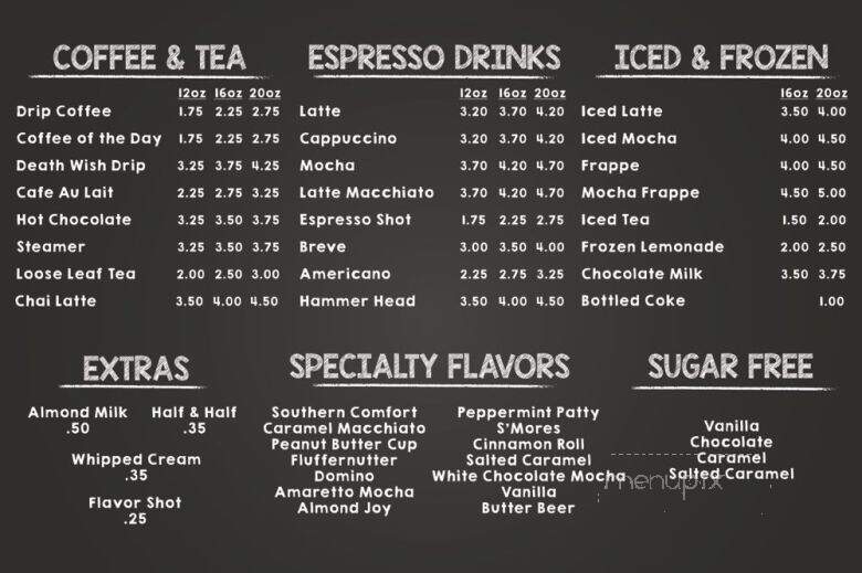 Main Street Coffee Co - Poplarville, MS menu_pic