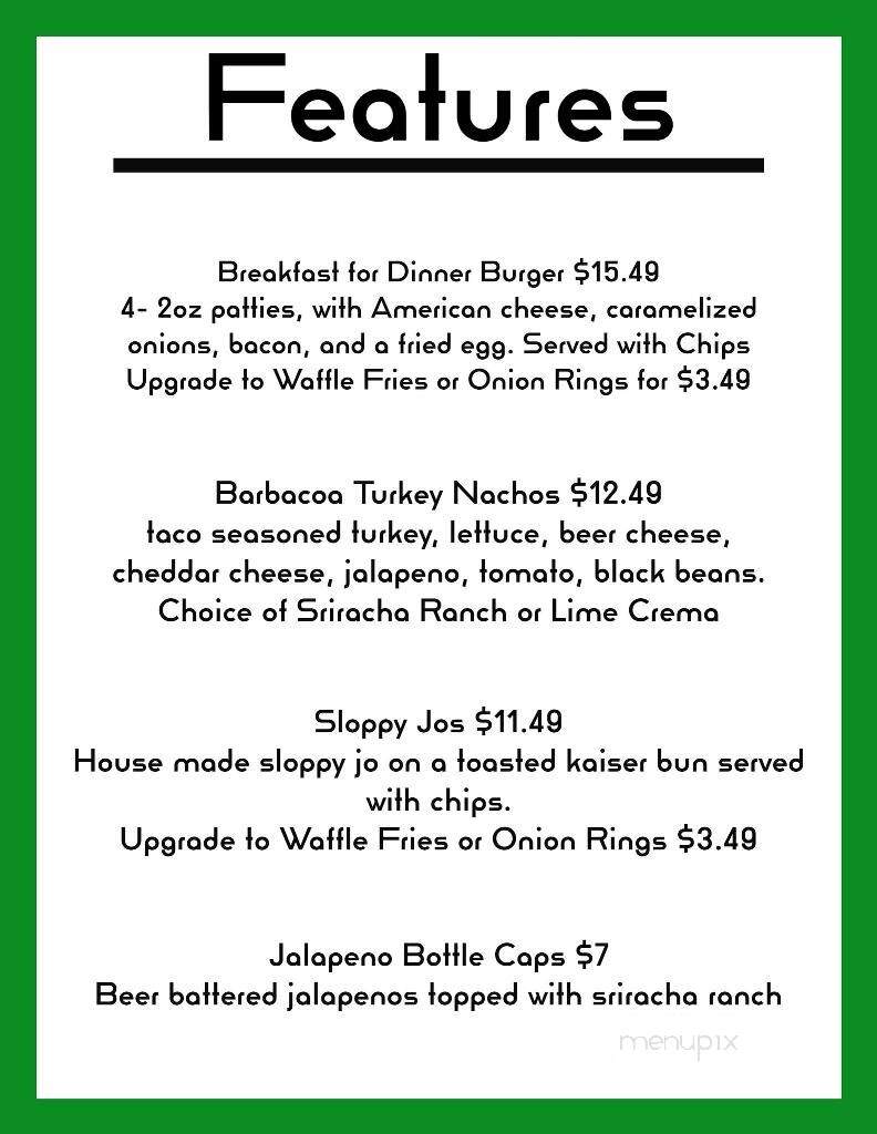 Lake Street Pub - Boyne City, MI menu_pic