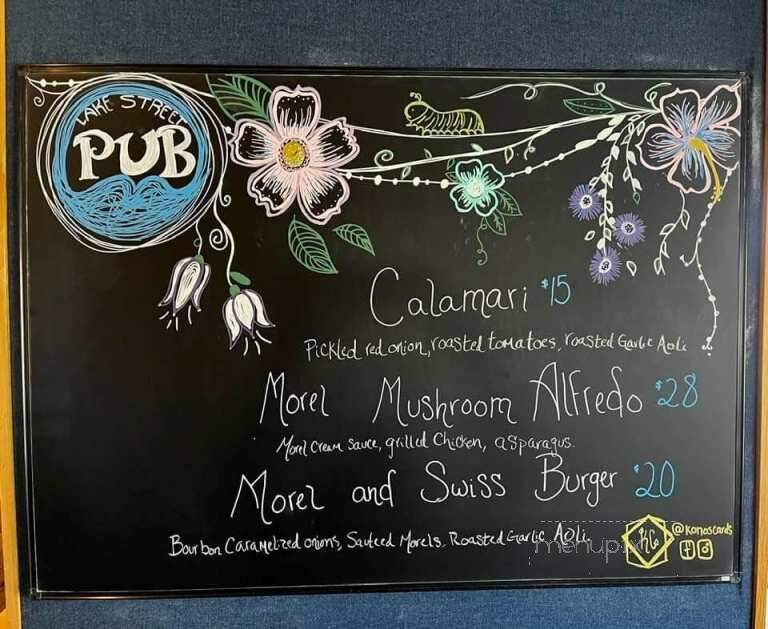 Lake Street Pub - Boyne City, MI menu_pic