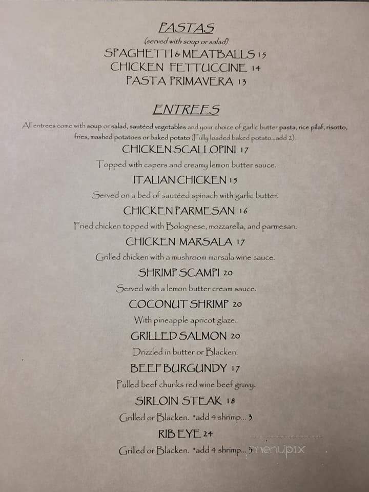 Burke Family Restaurant - Ione, CA menu_pic