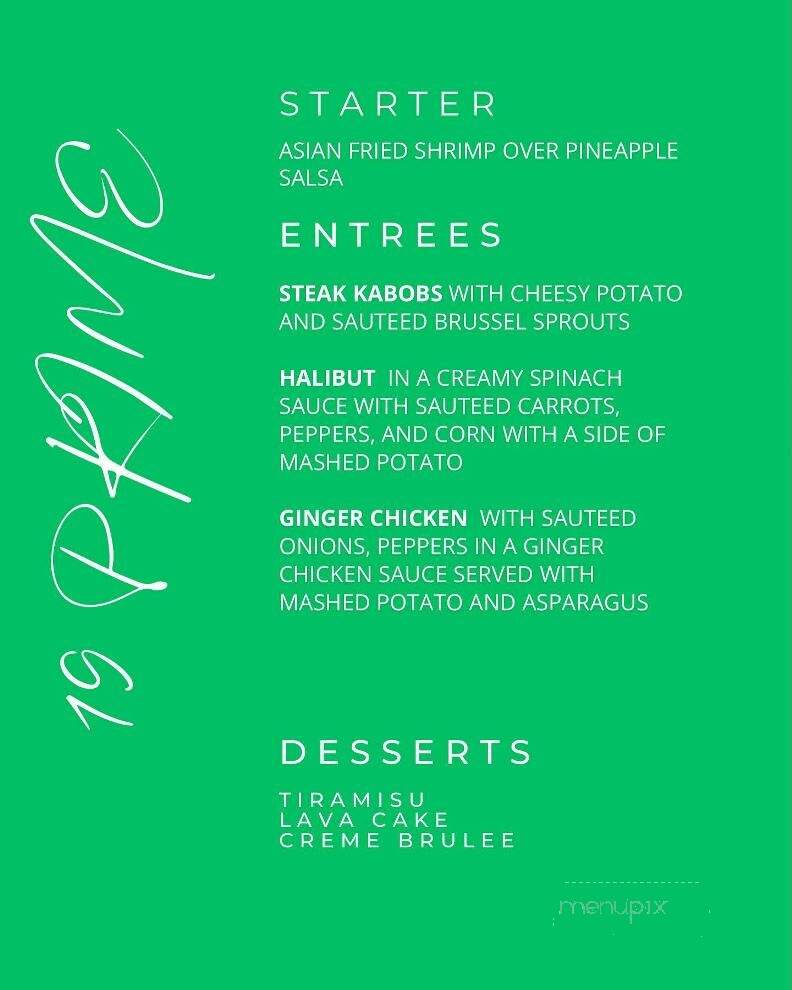 19 Prime Steak and Tapas - Fall River, MA menu_pic