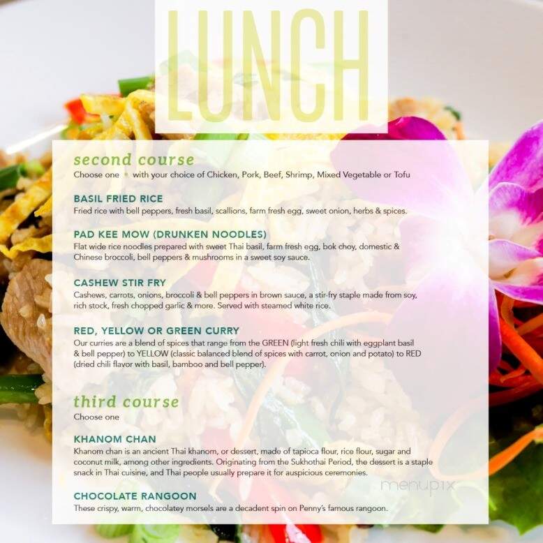 Bamboo Penny's - Leawood, KS menu_pic