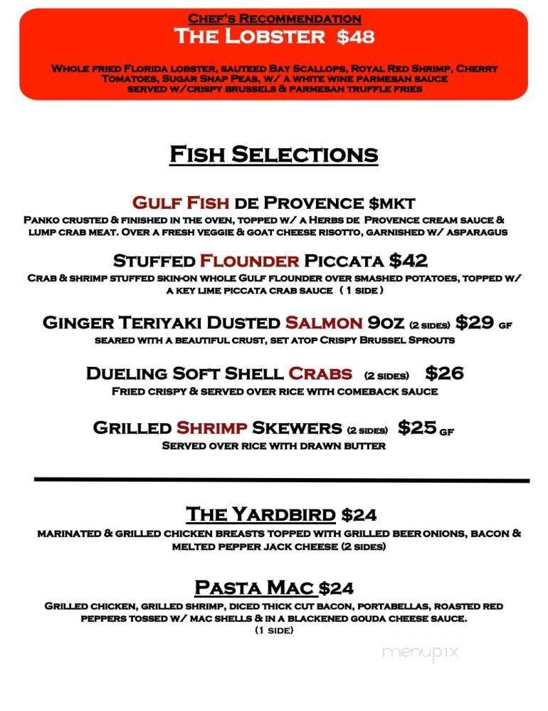 The Grillehouse Steak & Seafood - Navarre, FL menu_pic