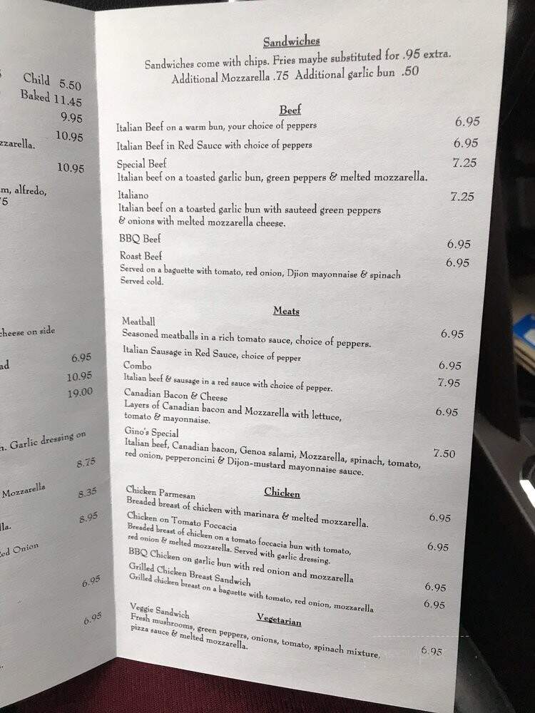 State Line Pizza - Hammond, IN menu_pic