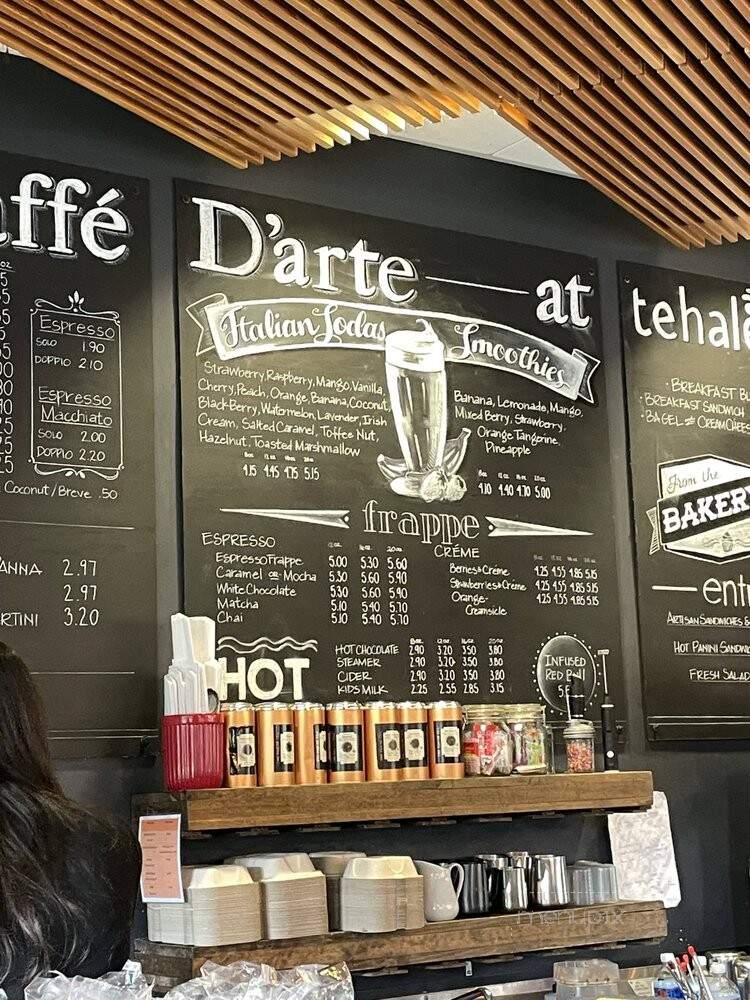 Caffe D'arte at Tehaleh - Bonney Lake, WA menu_pic