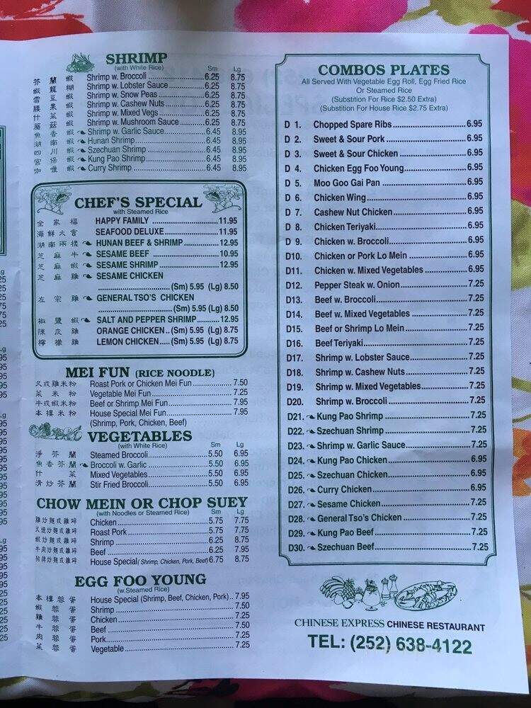 Chinese Express Food Take Out - New Bern, NC