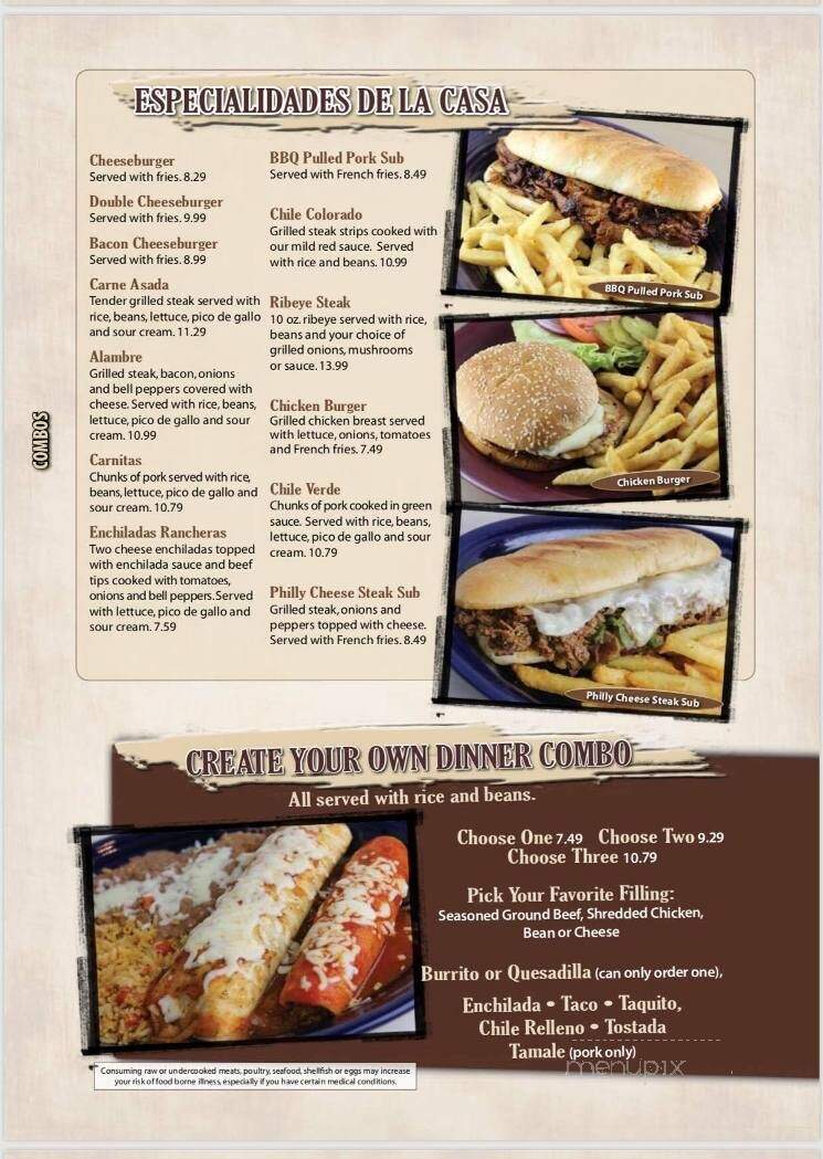 Los Mariachis - London, OH menu_pic
