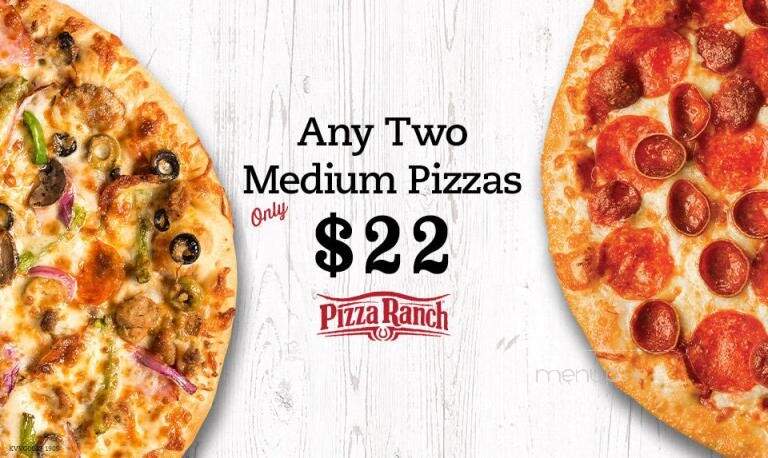 Pizza Ranch - Fairmont, MN menu_pic