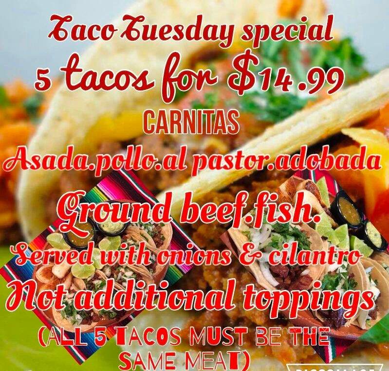 Taco King - Harrisburg, PA menu_pic