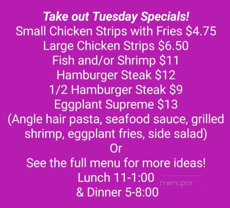 Mike's Seafood and Steakhouse - Jennings, LA menu_pic