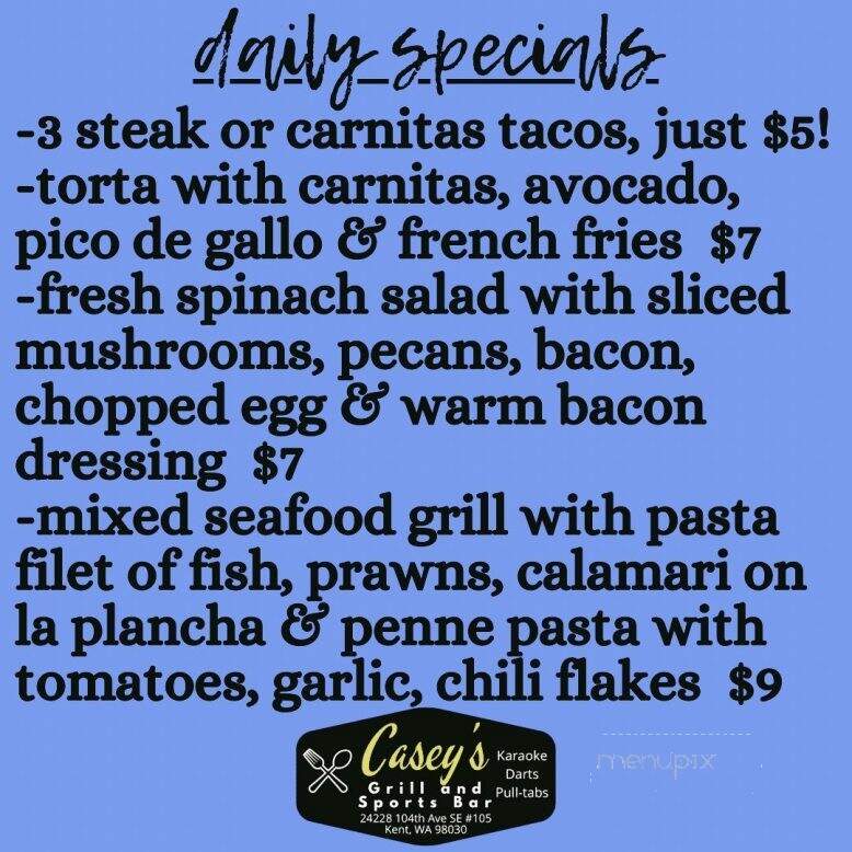Casey's Grill and Sports Bar - Kent, WA