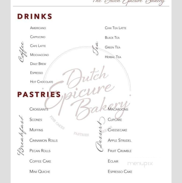 Dutch Epicure - Amherst, NH menu_pic