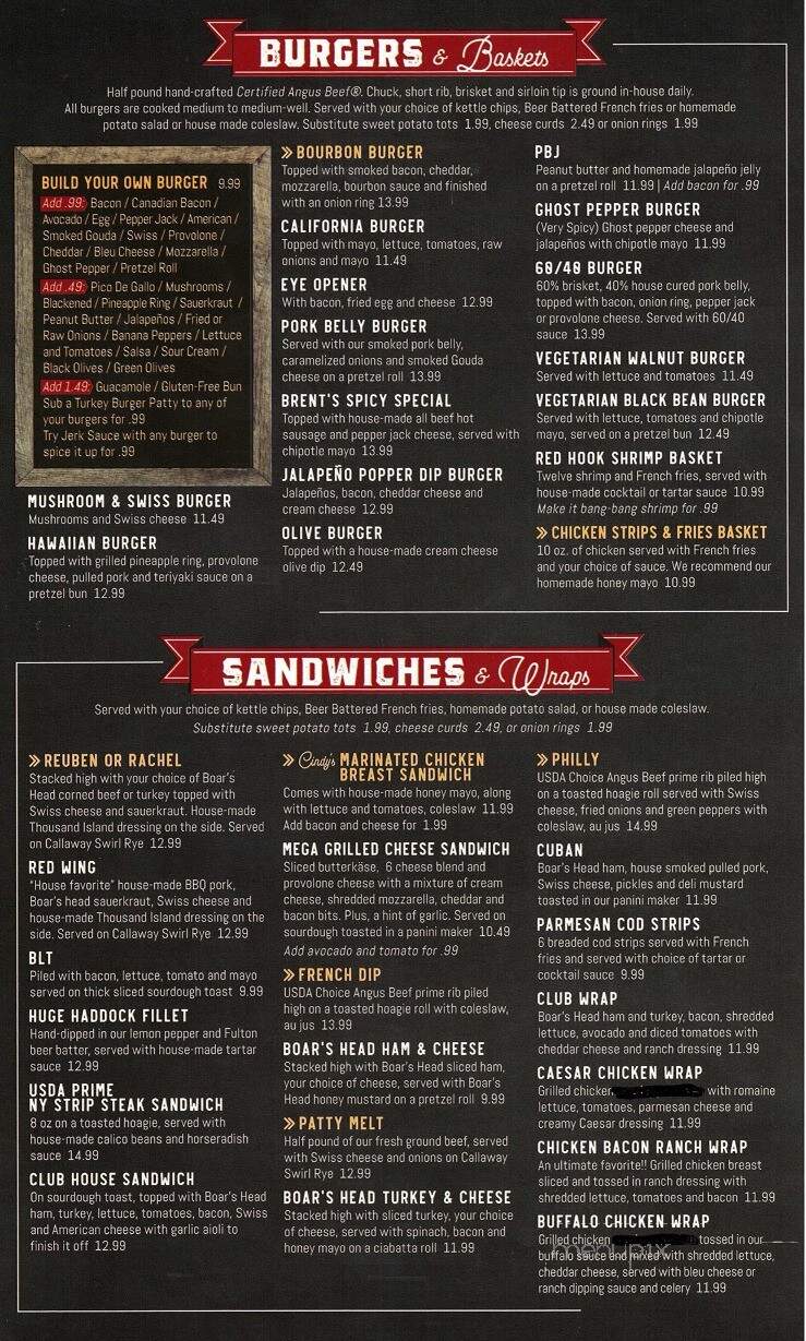Kelly's Bar - Red Wing, MN menu_pic