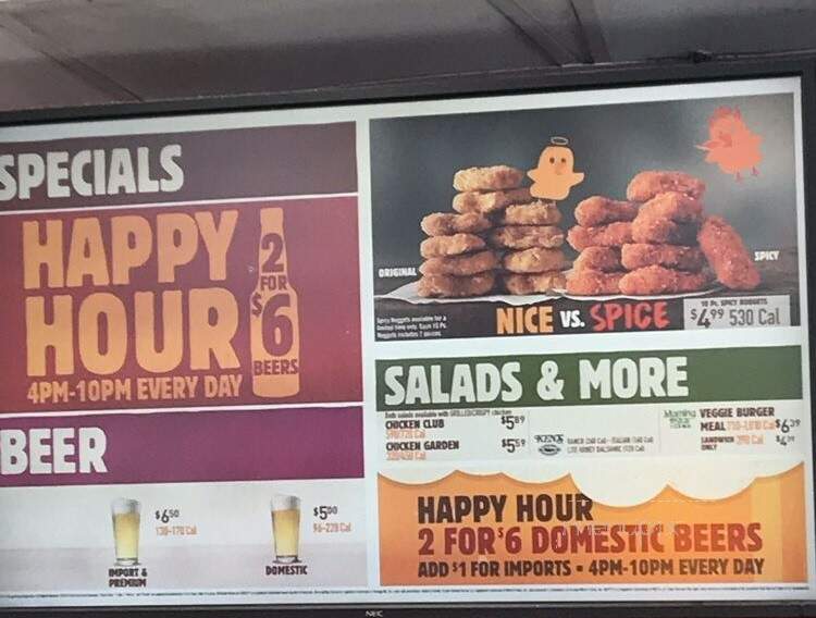 BK Whopper Bar - Miami Beach, FL menu_pic