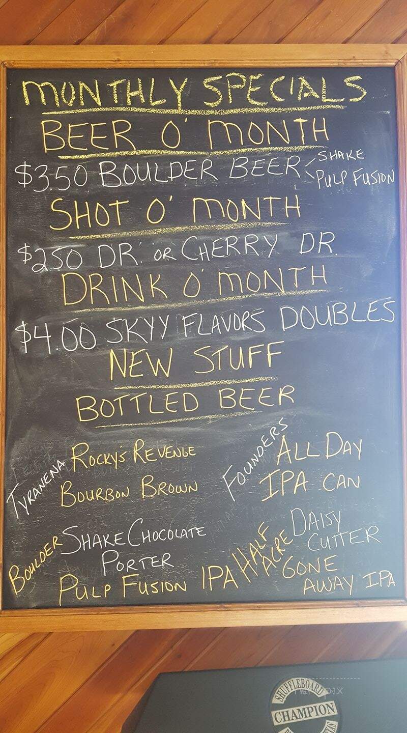 Simonet's Bar - Green Bay, WI menu_pic