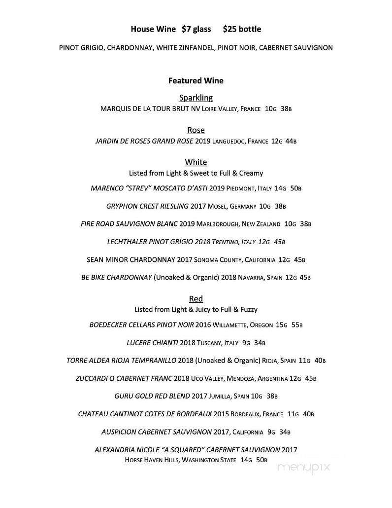Kevin's - Kingston, PA menu_pic