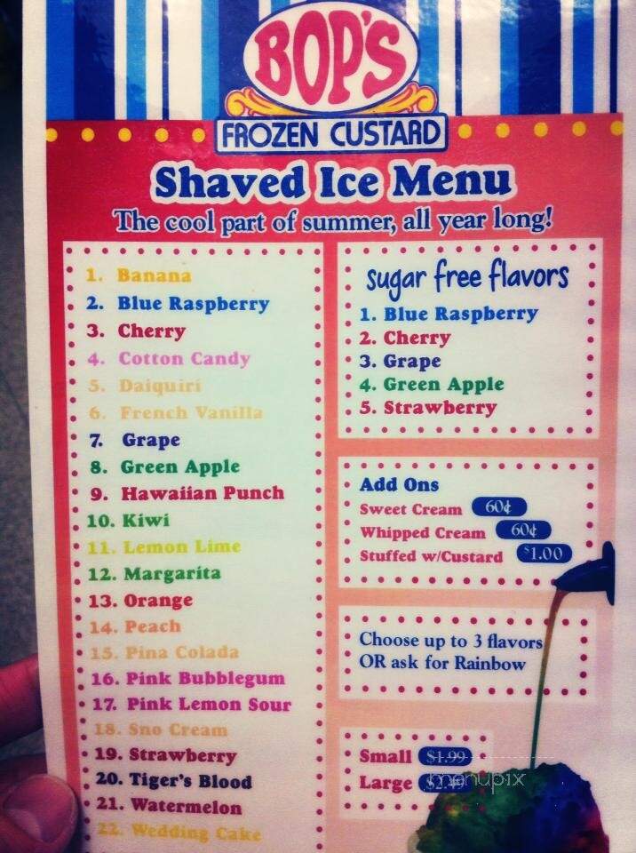 Bop's Frozen Custard - Starkville, MS