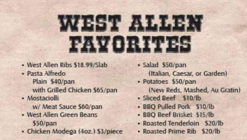 West Allen Grill - Wentzville, MO